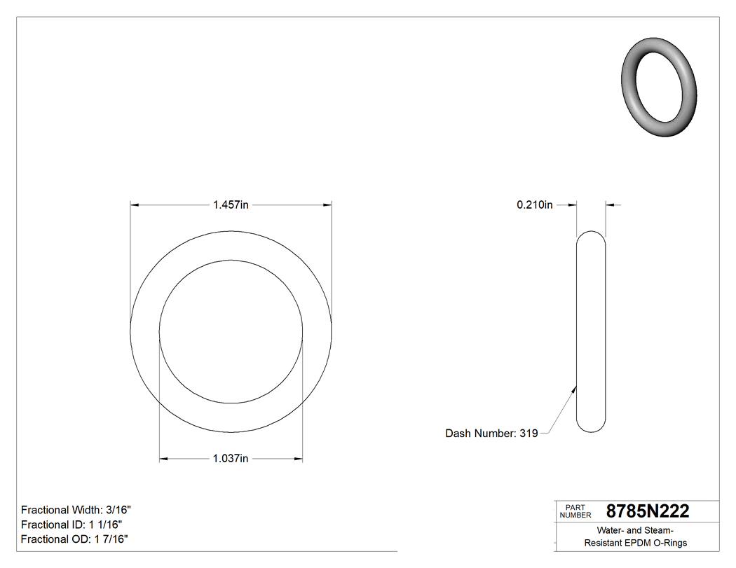 Technical drawing - 8785N222